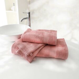 Blancheporte Froté súprava kúpeľňového textilu 350 g/m2 ružové drevo 2 uteráky 50x100cm