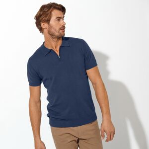 Blancheporte Polo tričko s krátkymi rukávmi nám.modrá 107/116 (XL)
