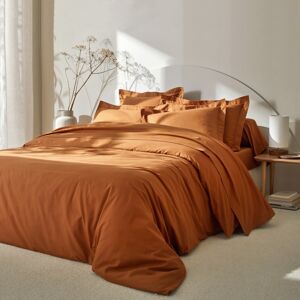 Blancheporte Jednofarebná posteľná súprava zn. Colombine z bavlny gaštanová obliečka na valček 86x190cm