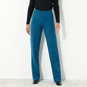 Blancheporte Rovné široké nohavice z úpletu Milano modrá 36