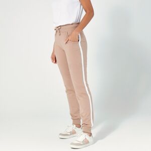Blancheporte Športové nohavice, dvojfarebné karamelová/biela 50
