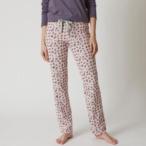 Blancheporte Pyžamové nohavice s potlačou "Beautiful" ružová 52