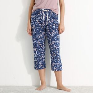 Blancheporte 3/4 pyžamové nohavice s potlačou kvetín nám.modrá/lila 52