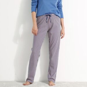 Blancheporte Pyžamové nohavice s potlačou pruhov nám.modrá 50