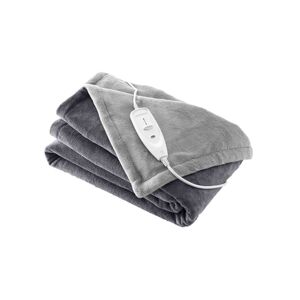 Blancheporte Vyhrievaná dvojfarebná deka sivá antracitová 130x180cm