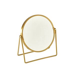 Blancheporte Obojstranné otočné kozmetické zrkadlo zlatá