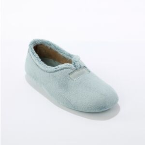 Blancheporte Mäkké papuče z umelej kožušiny modrá 38