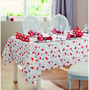 Blancheporte Obrus na veľký stôl biela/červená